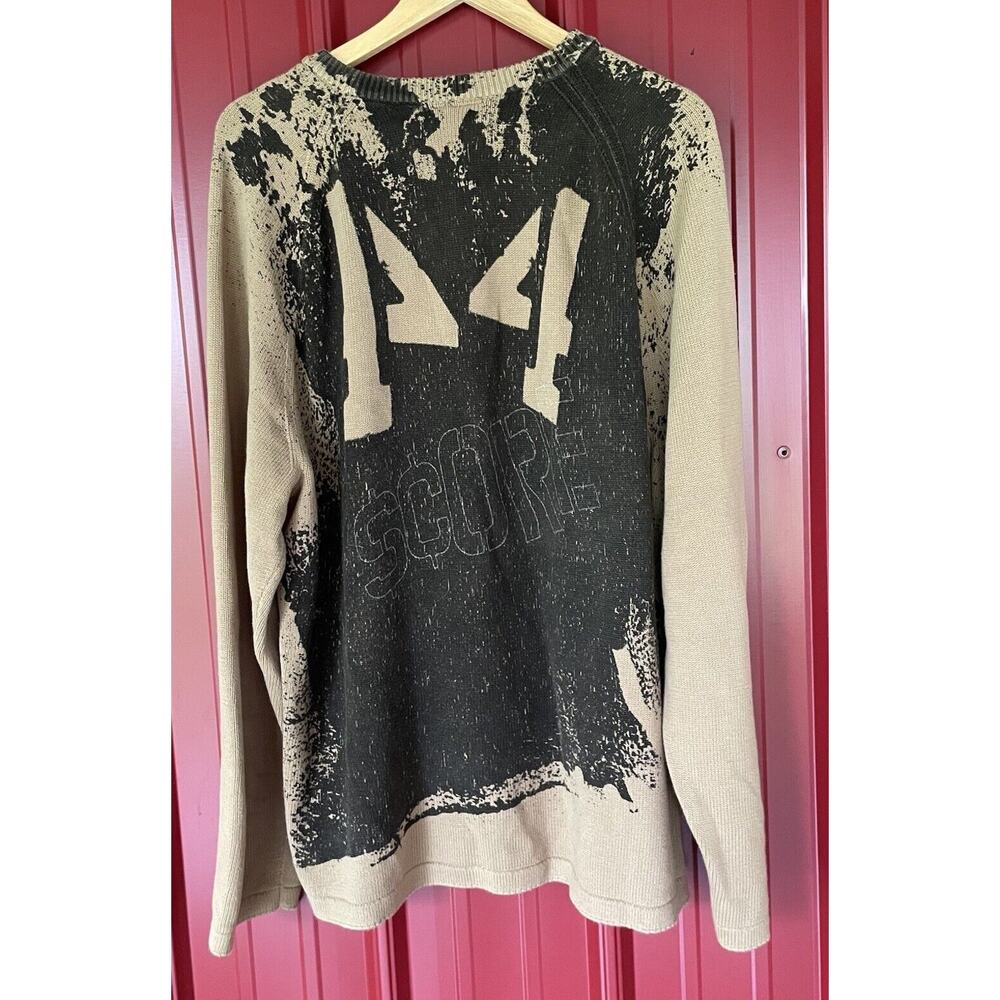 Express‎ Sweater Graphic Crewneck Long Sleeve Casual Pullover Classic Mens XXL - Picture 2 of 6